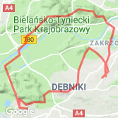 Mapa Z misiem Tadeuszem w las...